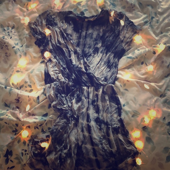 Blue tye dye romper - Picture 1 of 1